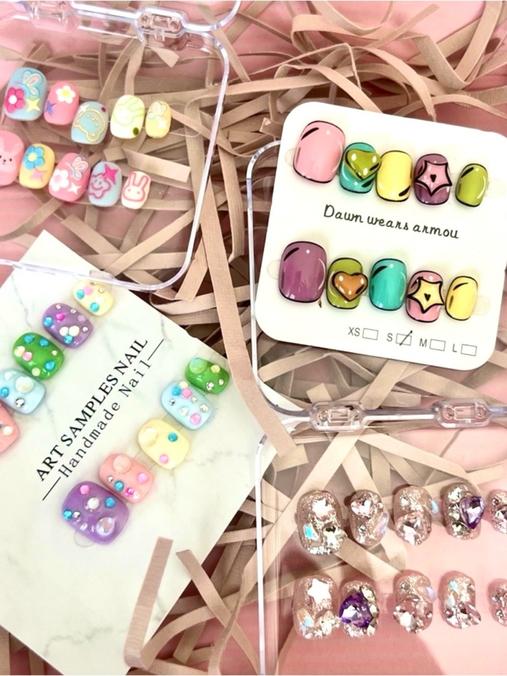 4/Sets Press-On Nail Set